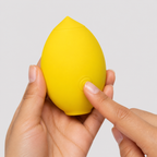 Lemon-Shaped Magnetic Suction Stimulator side-angle view