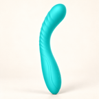 Liquid Silicone G-Spot Vibrator side-angle view