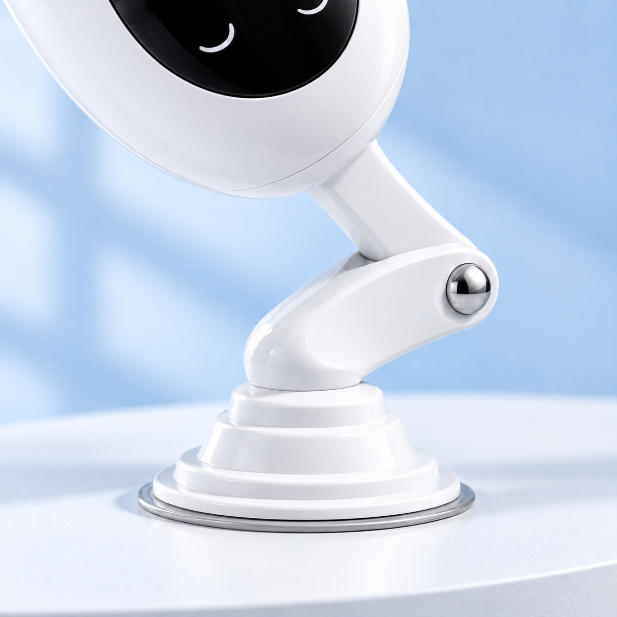 White Vibrating Suction-Mount Male Masturbator — gallery:05
