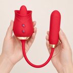 Gen 4 Rose Licking and Suction Stimulator front product view