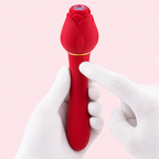 Handled Rose Vibration Stimulator key functions overview