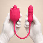 Gen 3 Dual-Head Rose Suction Stimulator front product view