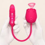 Gen 2 Dual-Head Rose Suction Stimulator rear-angle view