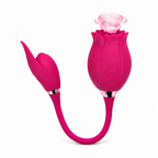 Floral Dual-Head Rose Stimulator side-angle view
