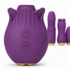Four-Piece Rose Vibration Kit charging and control details