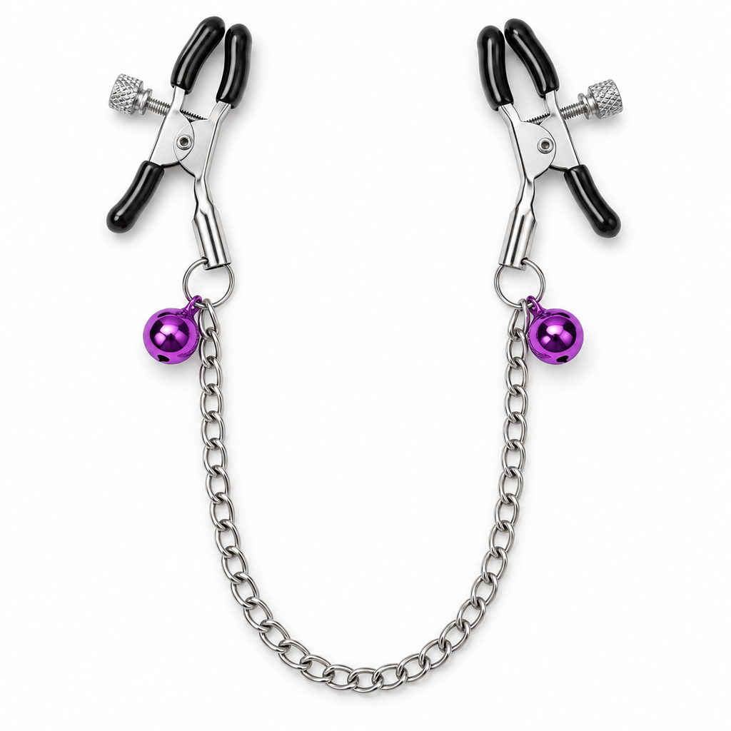 Pink Bell Nipple Clip Pair — gallery:03