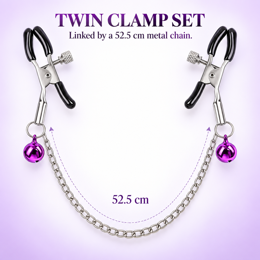 Pink Bell Nipple Clip Pair — gallery:04