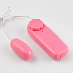 Compact Pink Single Egg Vibrator charging and control details