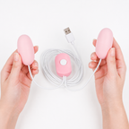 USB-Powered Dual Egg Vibrator front product view