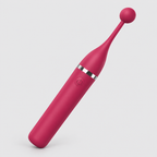 Rechargeable Triple-Head G-Spot Vibrator side-angle view