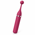 Rechargeable Triple-Head G-Spot Vibrator rear-angle view