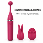 Rechargeable Triple-Head G-Spot Vibrator key functions overview