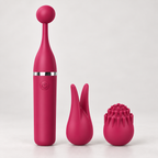 Rechargeable Triple-Head G-Spot Vibrator design and structural details