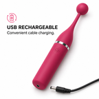 Rechargeable Triple-Head G-Spot Vibrator charging and control details