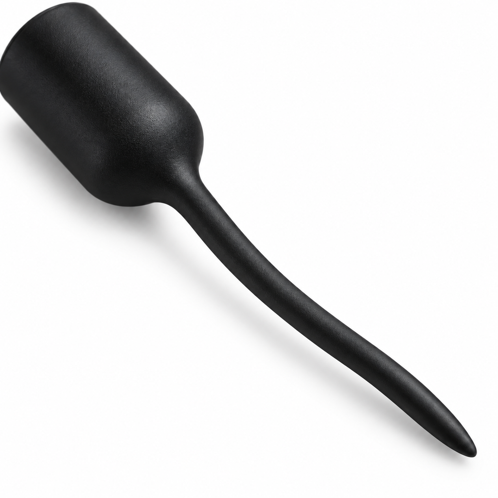 Black Silicone Beginner Urethral Plug — gallery:05