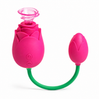 Dual-Head Rose Suction and Licking Stimulator side-angle view