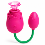Dual-Head Rose Suction and Licking Stimulator rear-angle view