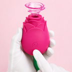 Dual-Head Rose Suction and Licking Stimulator key functions overview