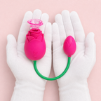 Dual-Head Rose Suction and Licking Stimulator design and structural details