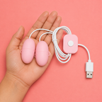 USB Dual Egg Vibrator with Pattern Options design and structural details
