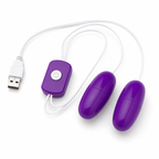 USB Dual Egg Vibrator with Licking Sleeve additional feature overview