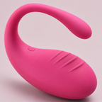 App-Controlled Whale-Shaped Vibrator rear-angle view
