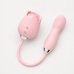 Gen 2 Rose Licking and Suction Stimulator side-angle view