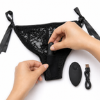 Wireless Remote Lace Panty Vibrator key functions overview