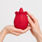 Pumpkin Rose Suction and Licking Stimulator front product view