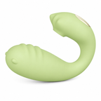 Heated Wireless Wearable Suction Vibrator side-angle view