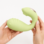 Heated Wireless Wearable Suction Vibrator front product view