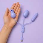USB-Powered Triple Egg Vibrator design and structural details
