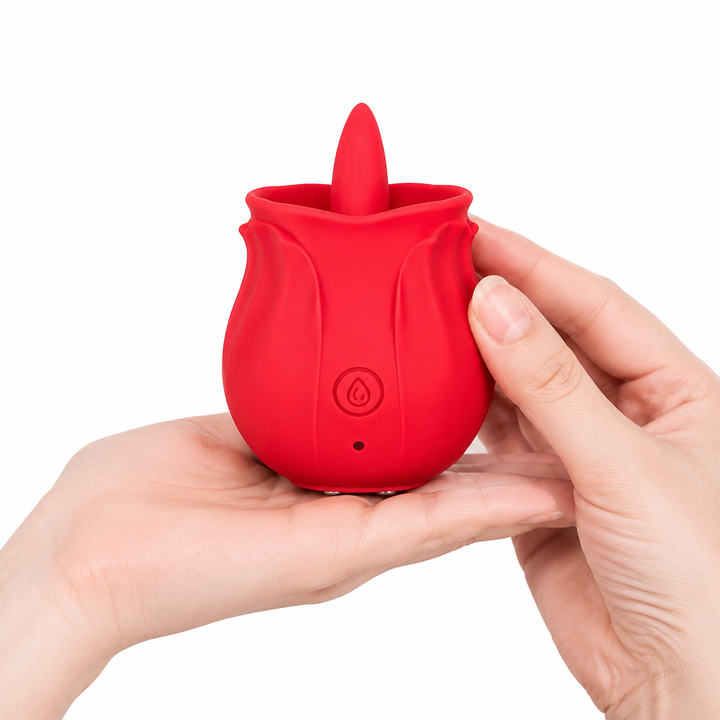 Luxury Rose Licking Stimulator front product view
