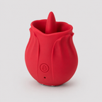 Luxury Rose Licking Stimulator side-angle view