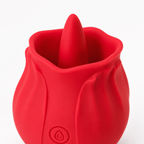 Luxury Rose Licking Stimulator rear-angle view