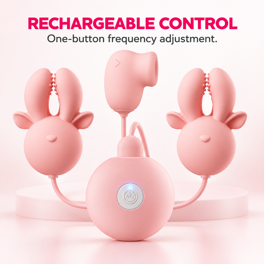 Rechargeable Deer Nipple Clip Set — gallery:06