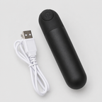 Rechargeable 10-Pattern Bullet Vibrator side-angle view