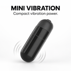 Compact 3-Cell Mini Bullet Vibrator key functions overview