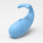 App-Controlled Whale-Shaped Egg Vibrator front product view