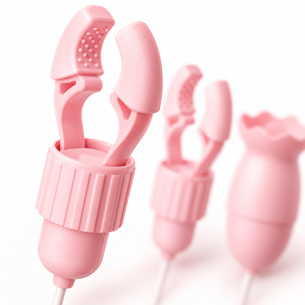 Pink USB Suction Nipple Clip Set — gallery:05