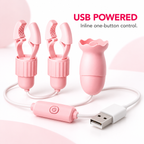 Pink USB Suction Nipple Clip Set — gallery:06