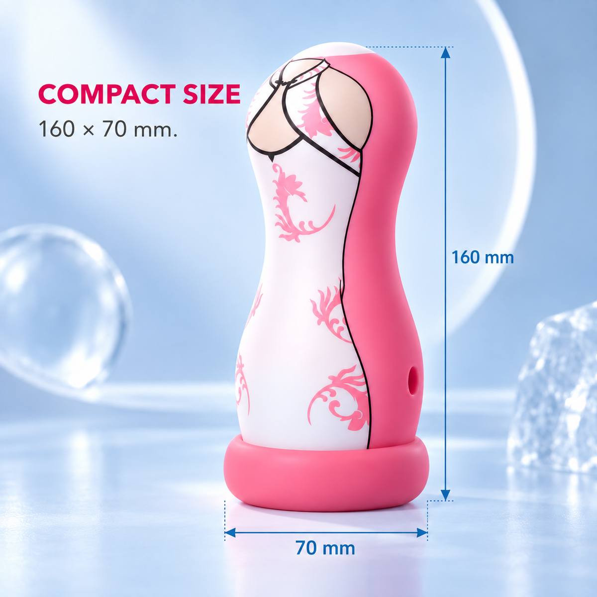 Pink Waterproof Automatic Thrusting Masturbator — gallery:06