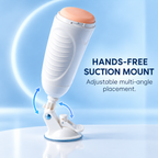 White Automatic Thrusting and Vibrating Masturbator — gallery:04
