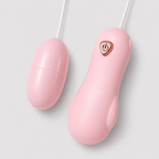 Compact 12-Pattern Wired Egg Vibrator rear-angle view