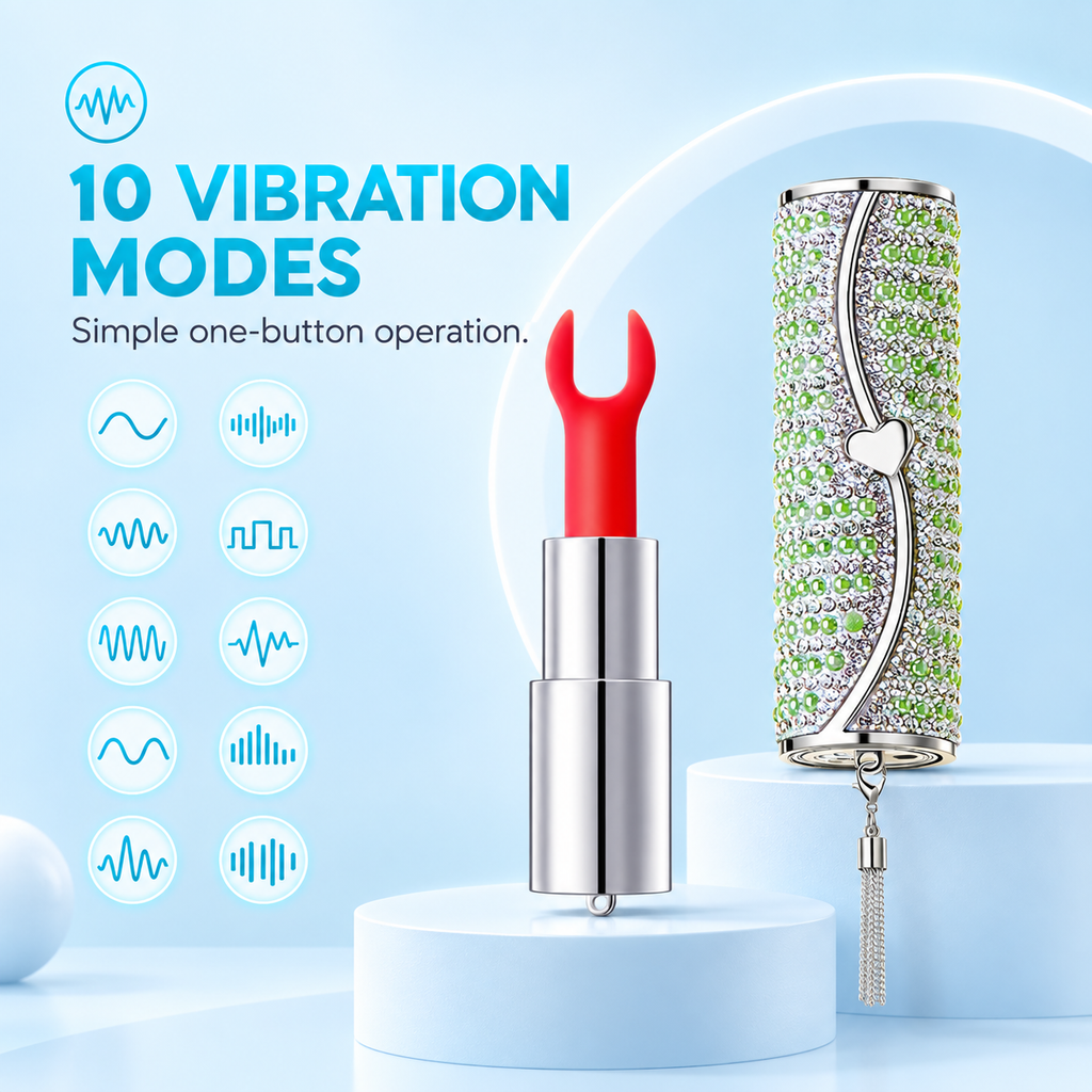 10-Mode Classic Lipstick Vibrator — gallery:06