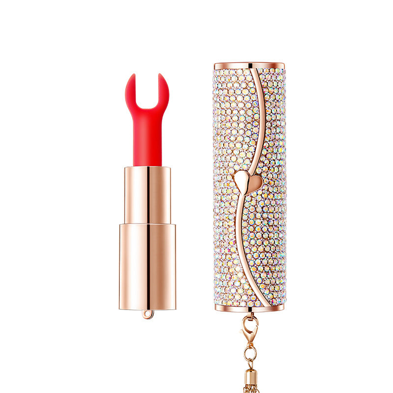 10-Mode Classic Lipstick Vibrator — variant:炫舞