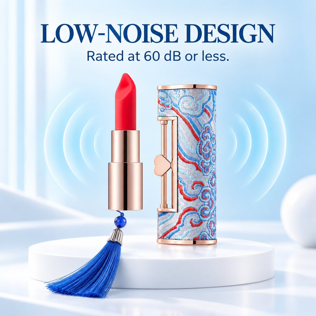 10-Mode Blue Brocade Lipstick Vibrator — gallery:07