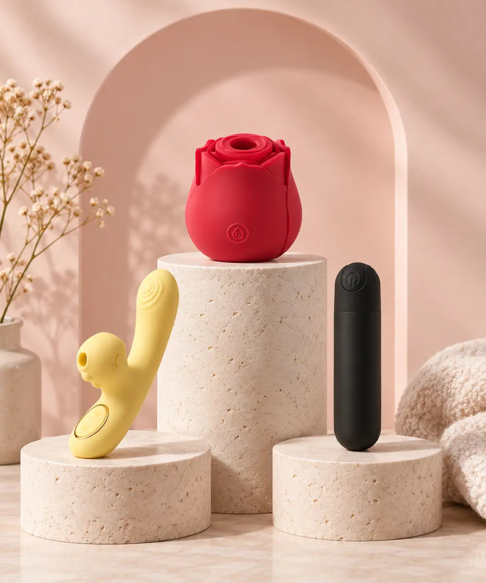 A grouped assortment of current PleasureDept products