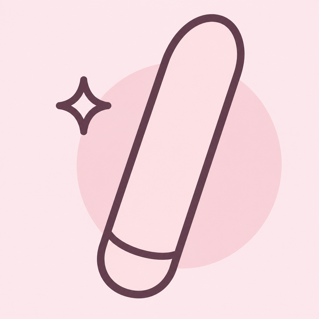 Minimal line drawing of a compact vibrator