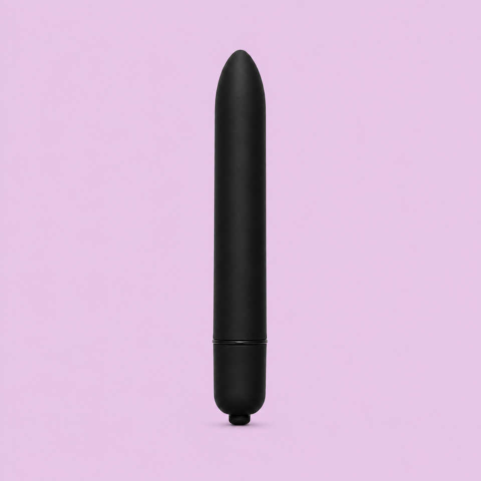 Single-speed long bullet vibrator